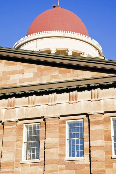 Springfield, illinois - Kuppel der alten Staatshauptstadt — Stockfoto