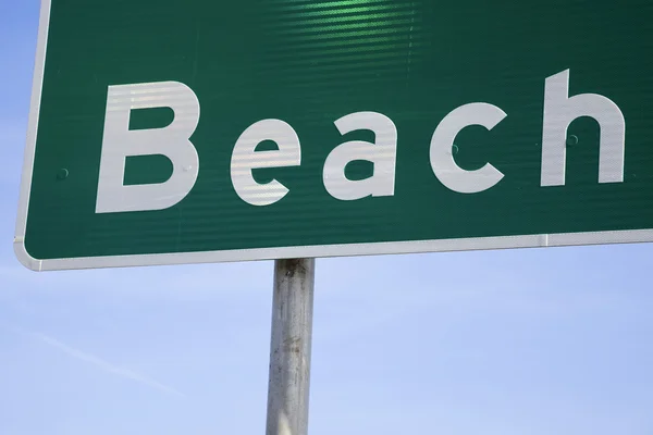 Señal de playa —  Fotos de Stock