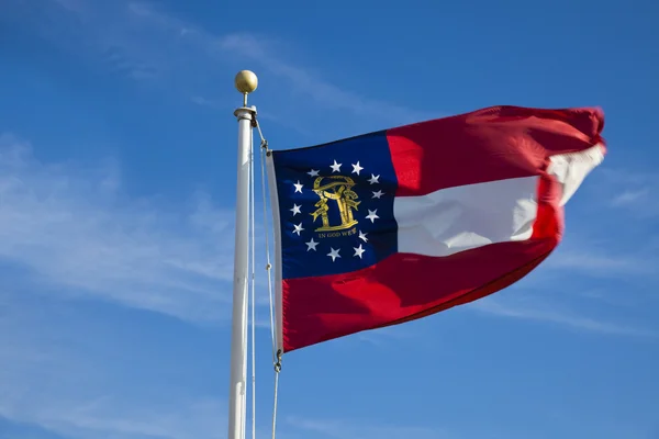Vlag van Georgia — Stockfoto