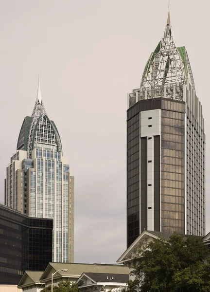 Skyscrapers in Mobile Royalty Free Stock Images