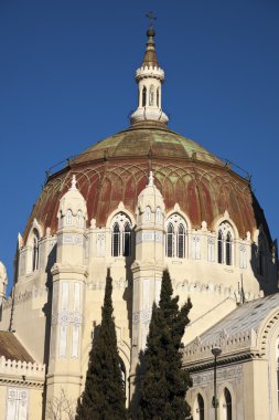 Madrid, İspanya kilisenin kubbesi.