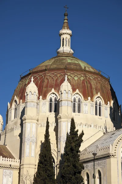Kopule Kostela Madridu Španělsko — Stock fotografie
