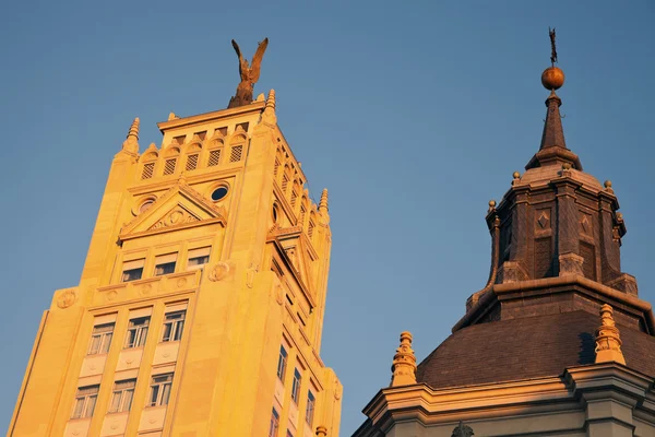 Historic Buildings Madrid Spain — Stock Photo, Image