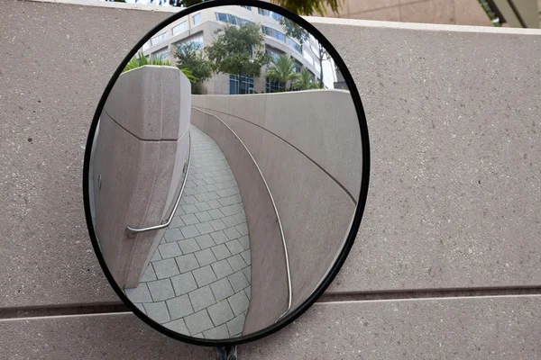 Mirror on the corner — Stock Photo, Image