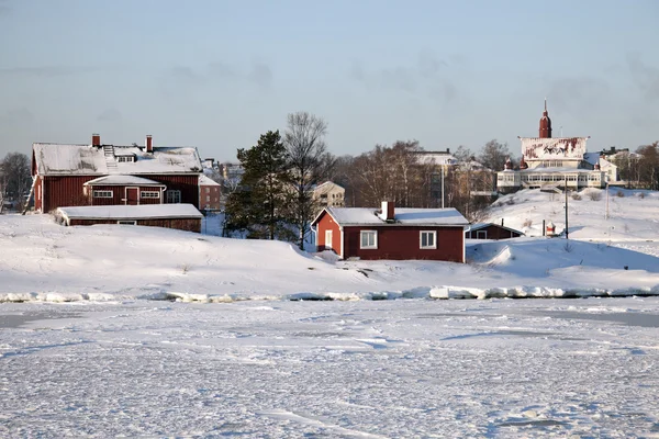 Гельсінкі, видно з Балтійського моря — стокове фото