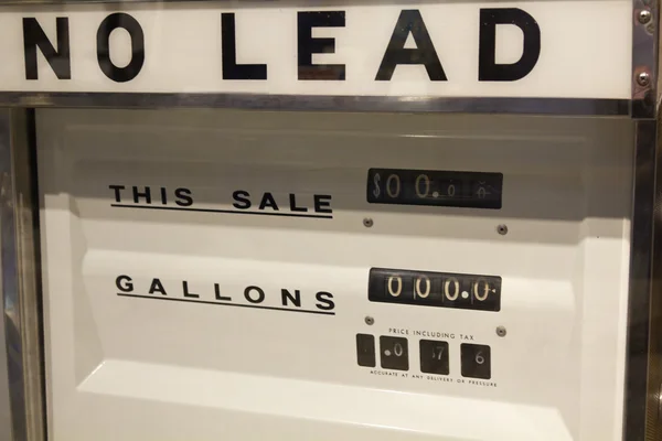 0.076 cents per gallon — Stock Photo, Image