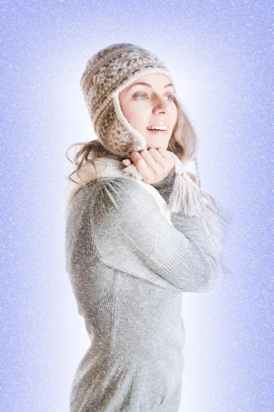 Mujer en ropa de invierno —  Fotos de Stock