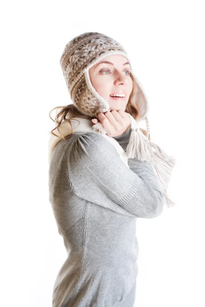 Mujer en ropa de invierno — Foto de Stock