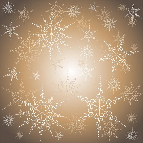 Seamless snowflakes. — Stock Vector