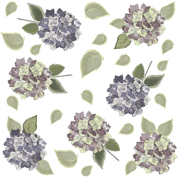 Bezešvé Pozadí Květiny Ornament Módní Moderní Tapety Nebo Textilní — Stockový vektor