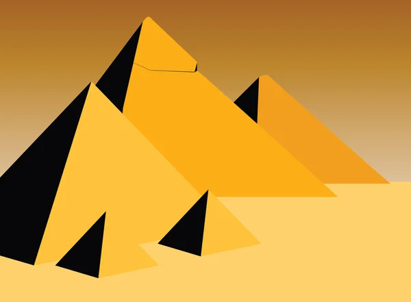 Piramisok — Stock Vector