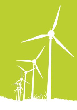 Windmills clipart