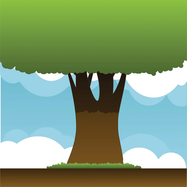 Árvore vectora —  Vetores de Stock