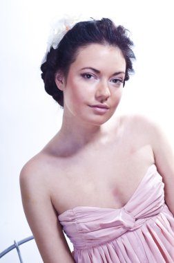 Portret van een aanbesteding charmante jonge meisje