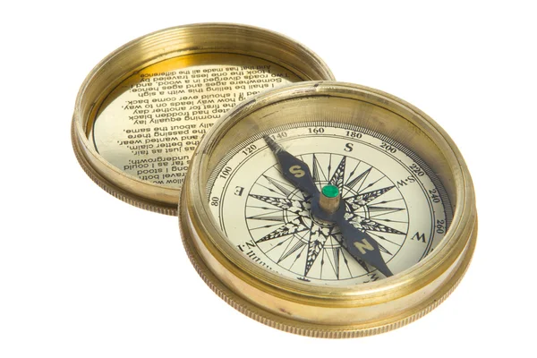 Compass and cover — Stock Photo, Image