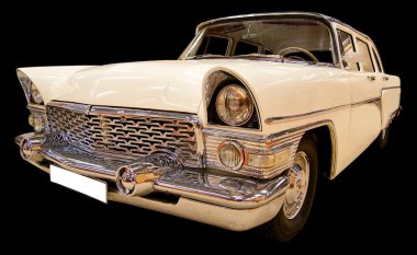 Isolated photo of a Retro Car clipart