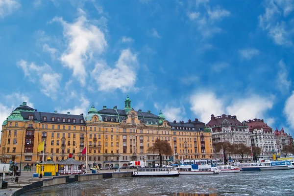 Estocolmo vista da cidade sueca — Fotografia de Stock