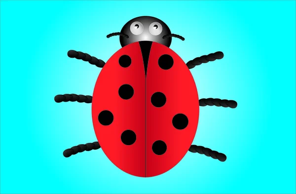 stock vector Ladybird vector