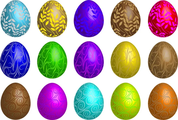 Stock vector Easter vector eggs collection