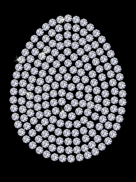 Huevo de diamante de Pascua, vector — Archivo Imágenes Vectoriales