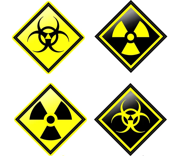 Radyasyon vektör ikonlar — Stok Vektör