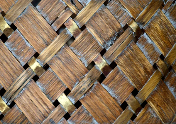 Fundo de madeira de vime — Fotografia de Stock