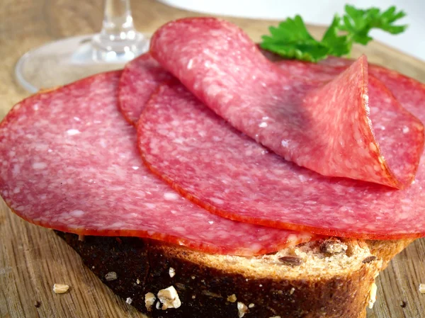 stock image French salami