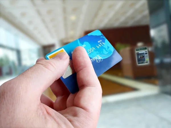 Cartão de crédito. — Fotografia de Stock