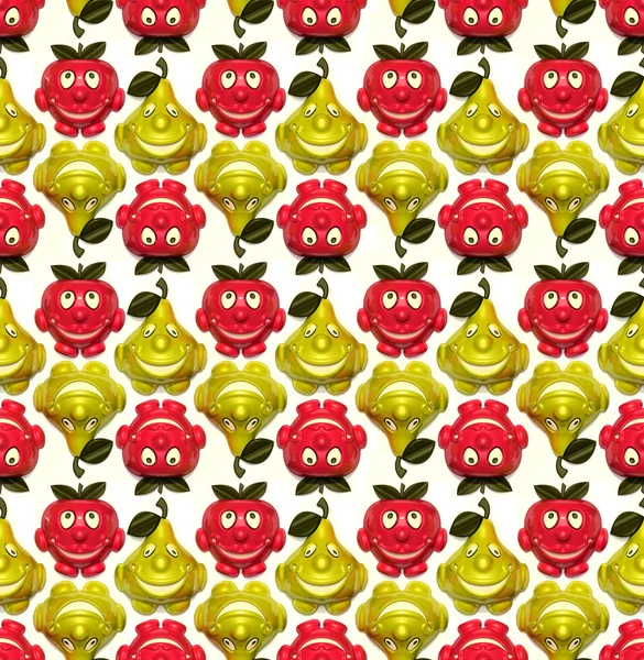 Frutta divertente — Foto Stock