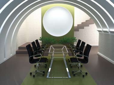 Facilities for conferences and meetings clipart
