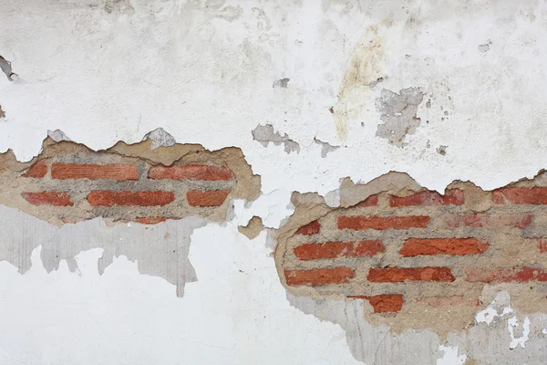 Ρωγμή στον τοίχο από τούβλα — Φωτογραφία Αρχείου