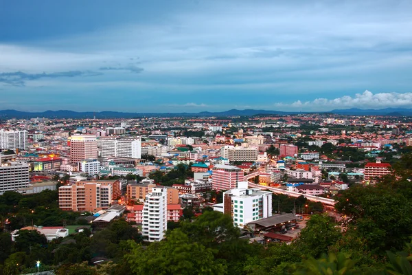 stock image Bird eye view of Pattaya city Thailand