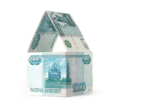 stock image Money house