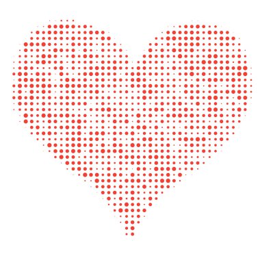 Dotted Heart clipart