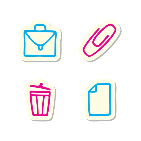 Office Icons — Stock Vector