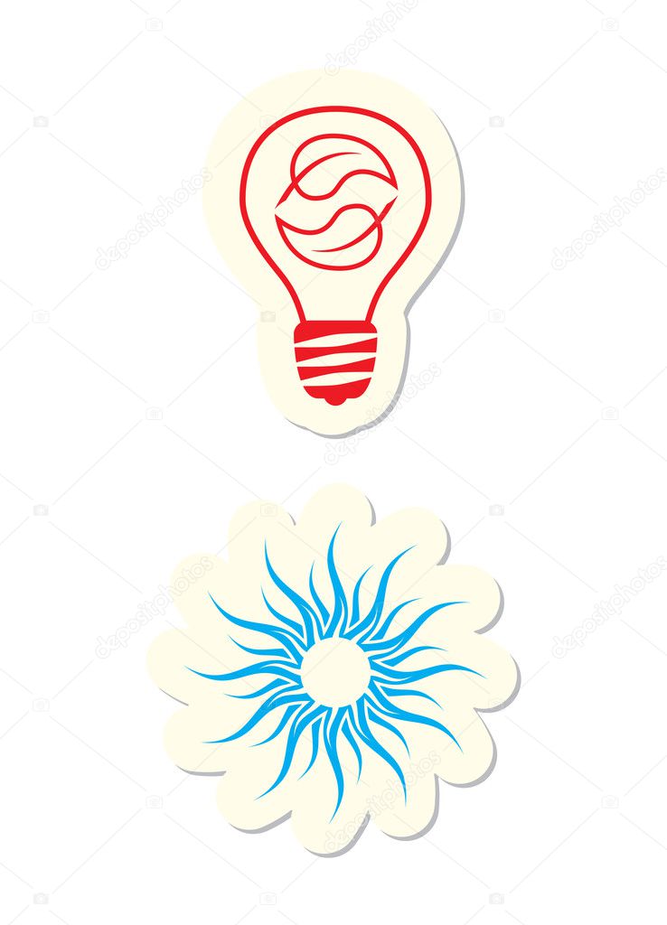 Bulb and Sun Icons