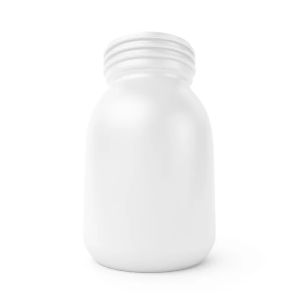 Botol Plastik Terisolasi Putih — Stok Foto