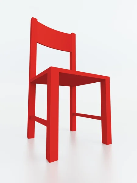 Vörös szék — Stock Fotó