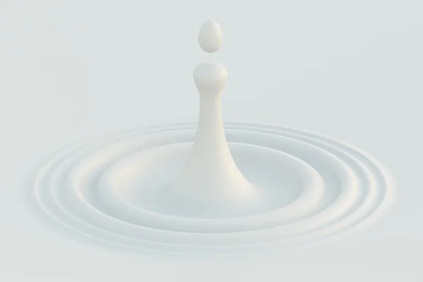Illustration Mjölk Drop — Stockfoto