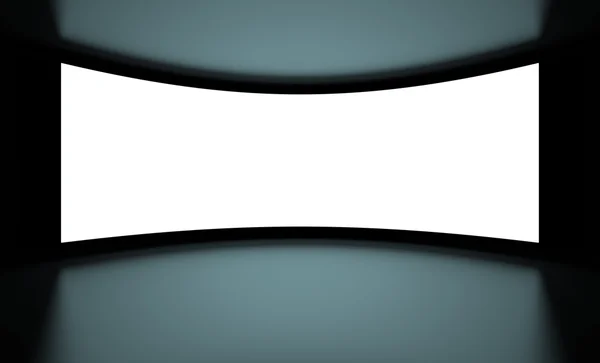 Иллюстрация Белого Экрана Черный Фон — стоковое фото