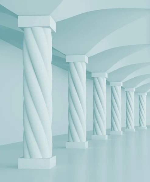 Abbildung Von Säulen Halle Oder Architektur Hintergrund — Stockfoto