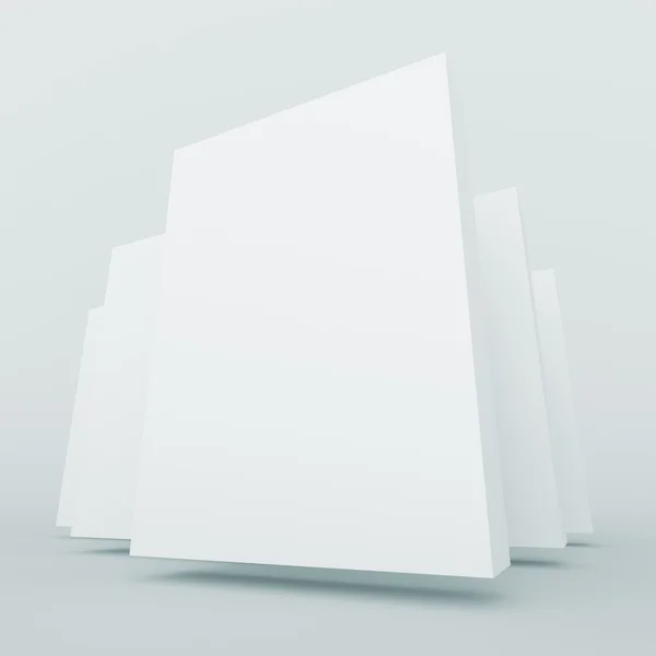 흰색 상자 — 스톡 사진