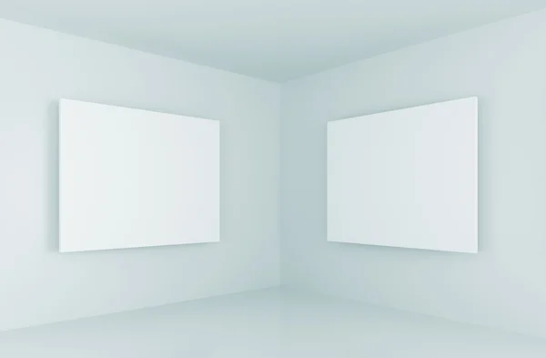 3De Illustration Der Galerie Interieur Hintergrund Oder Tapete — Stockfoto