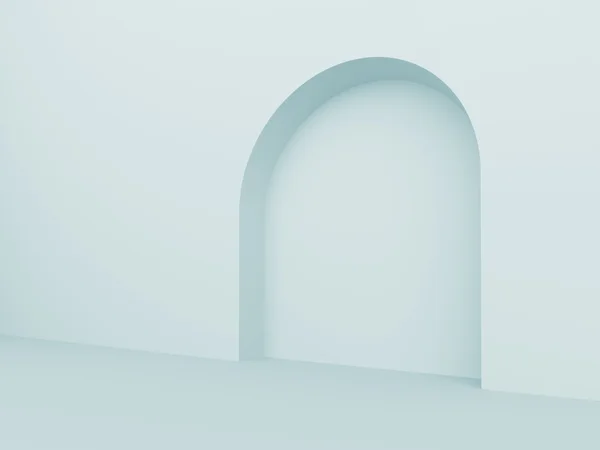 Illustration Des Blauen Bogens Inneren Hintergrund — Stockfoto