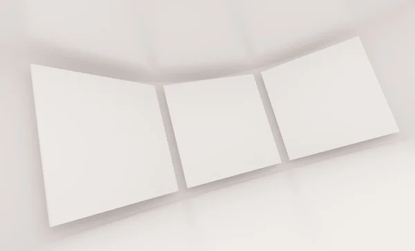Ілюстрація Тла Білих Абстрактних Екранів — стокове фото