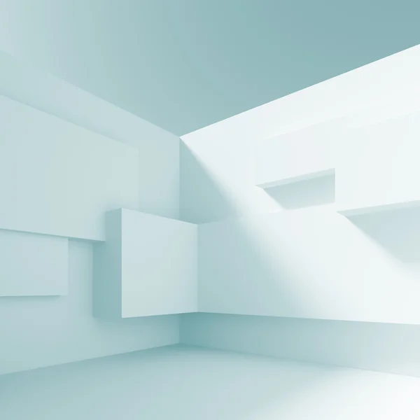 Иллюстрация Белого Фона Абстрактной Архитектуры — стоковое фото