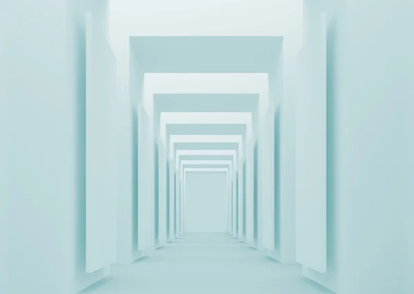 水色表示は抽象的なホールの イラストレーション — ストック写真