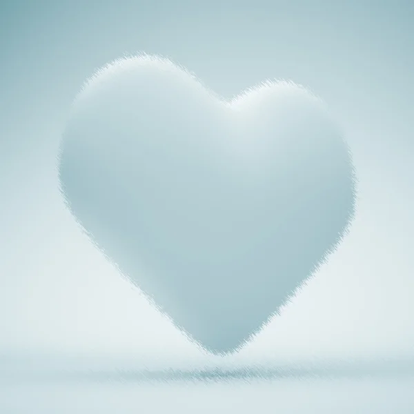 Ilustracja Niebieski Serce Symbol Tło — Zdjęcie stockowe