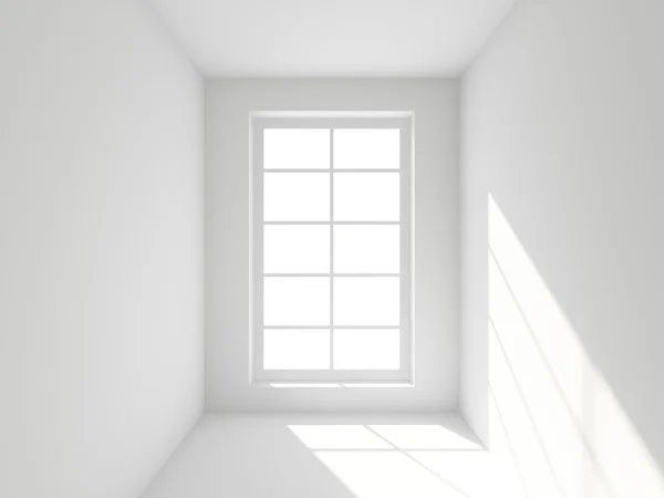 Ілюстрація Білої Абстрактної Порожньої Кімнати — стокове фото