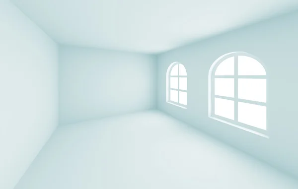 蓝色抽象空房间的 — 图库照片